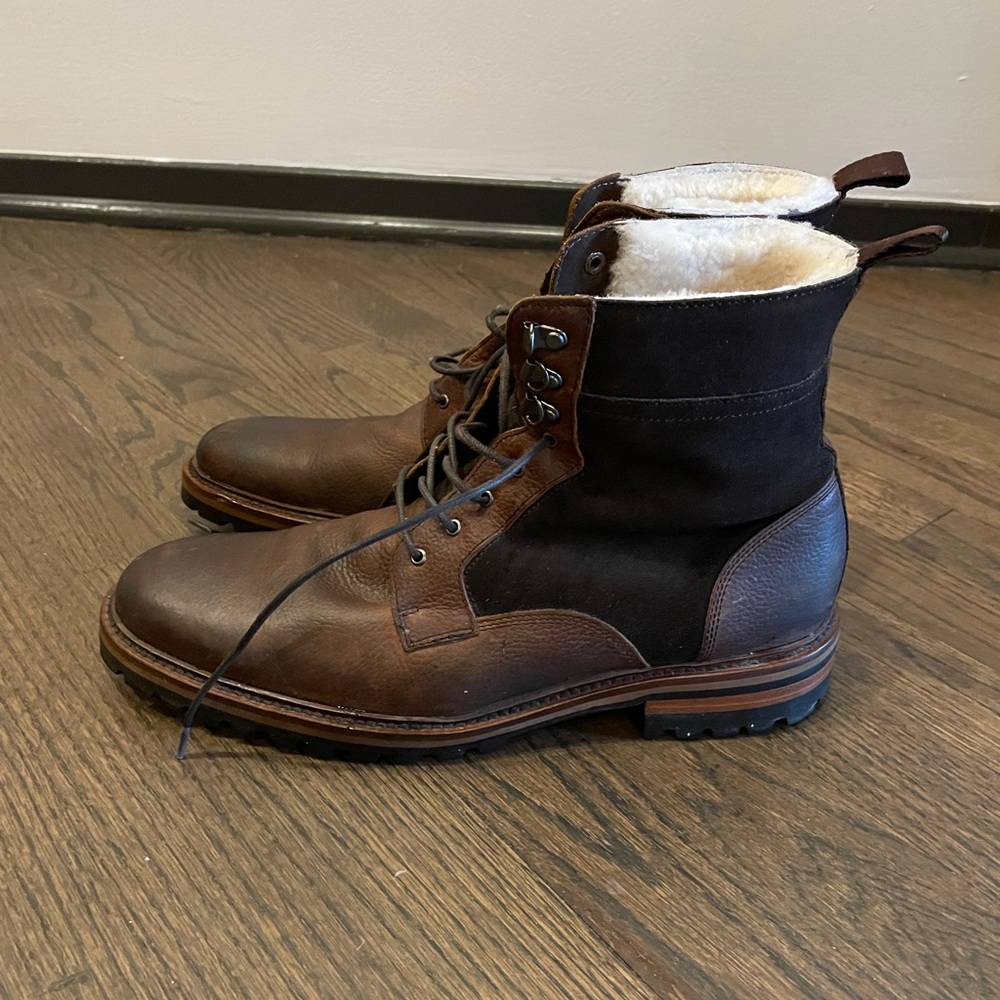 Banana Republic Brown Leather and Shearling boots